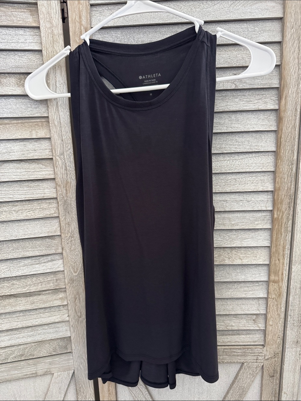 Athleta women’s Black Racerback Performance Tank size medium